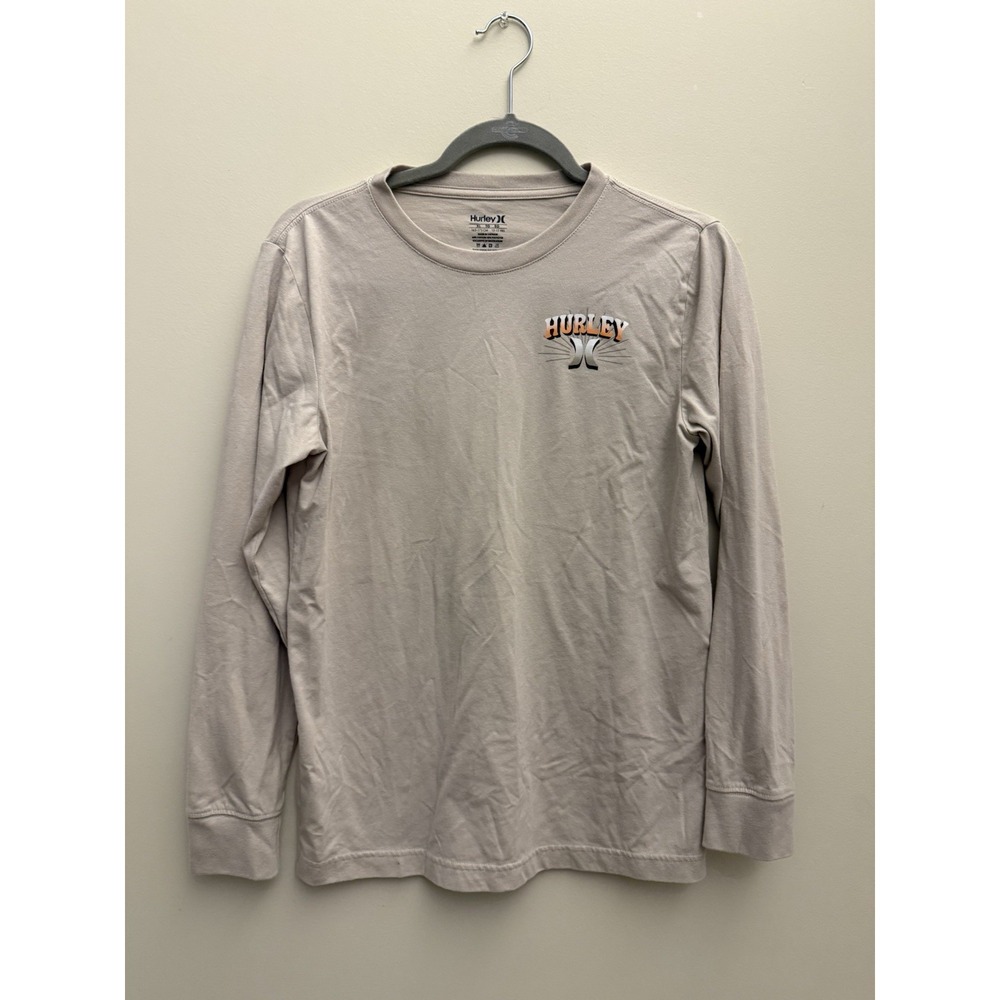 Hurley Boys Ivory Thermal Long Sleeve Shirt Size‎ XL Mountain